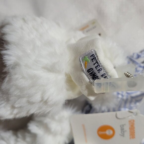 Gymboree Peter Rabbit NWT 3-6 month shirt, diaper cover, headband & slippers - Picture 8 of 8
